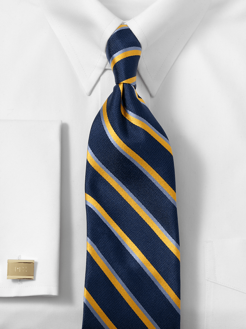 Alternate Image of Stripe Woven Silk Tie-1