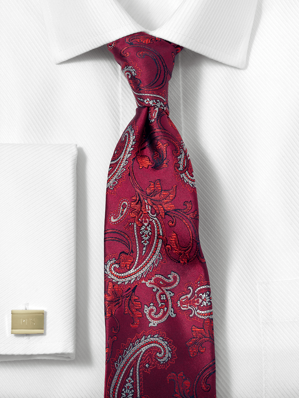 Alternate Image of Paisley Woven Silk Tie-1