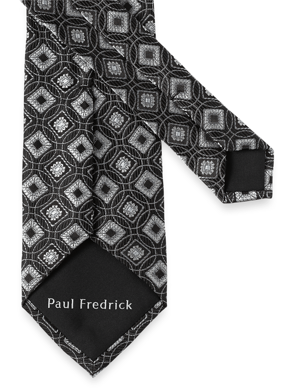 Alternate Image of Medallion Woven Silk Tie-2