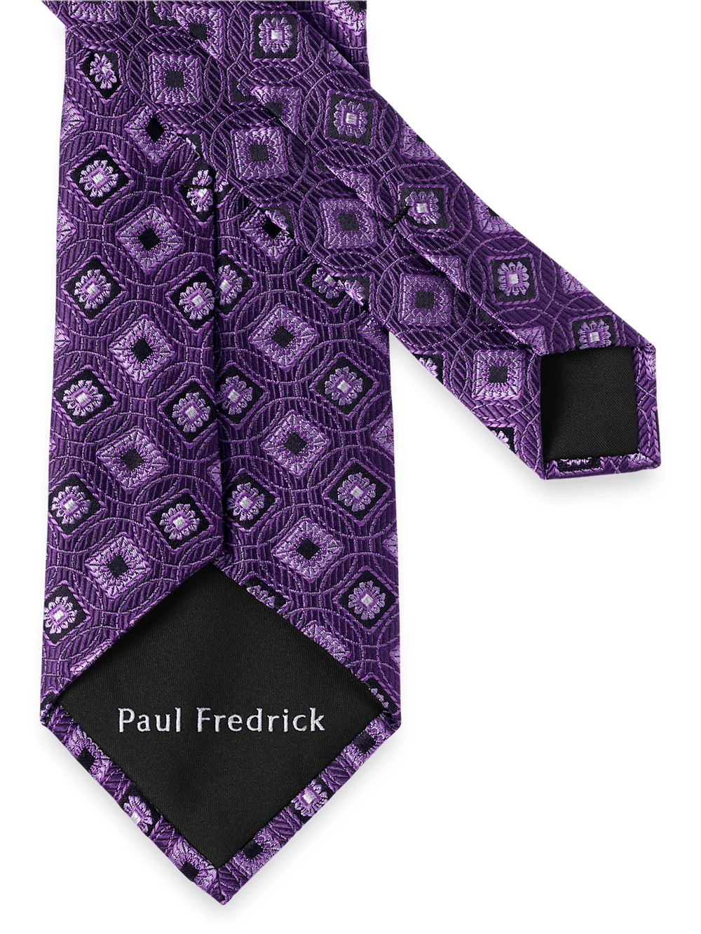 Alternate Image of Medallion Woven Silk Tie-2