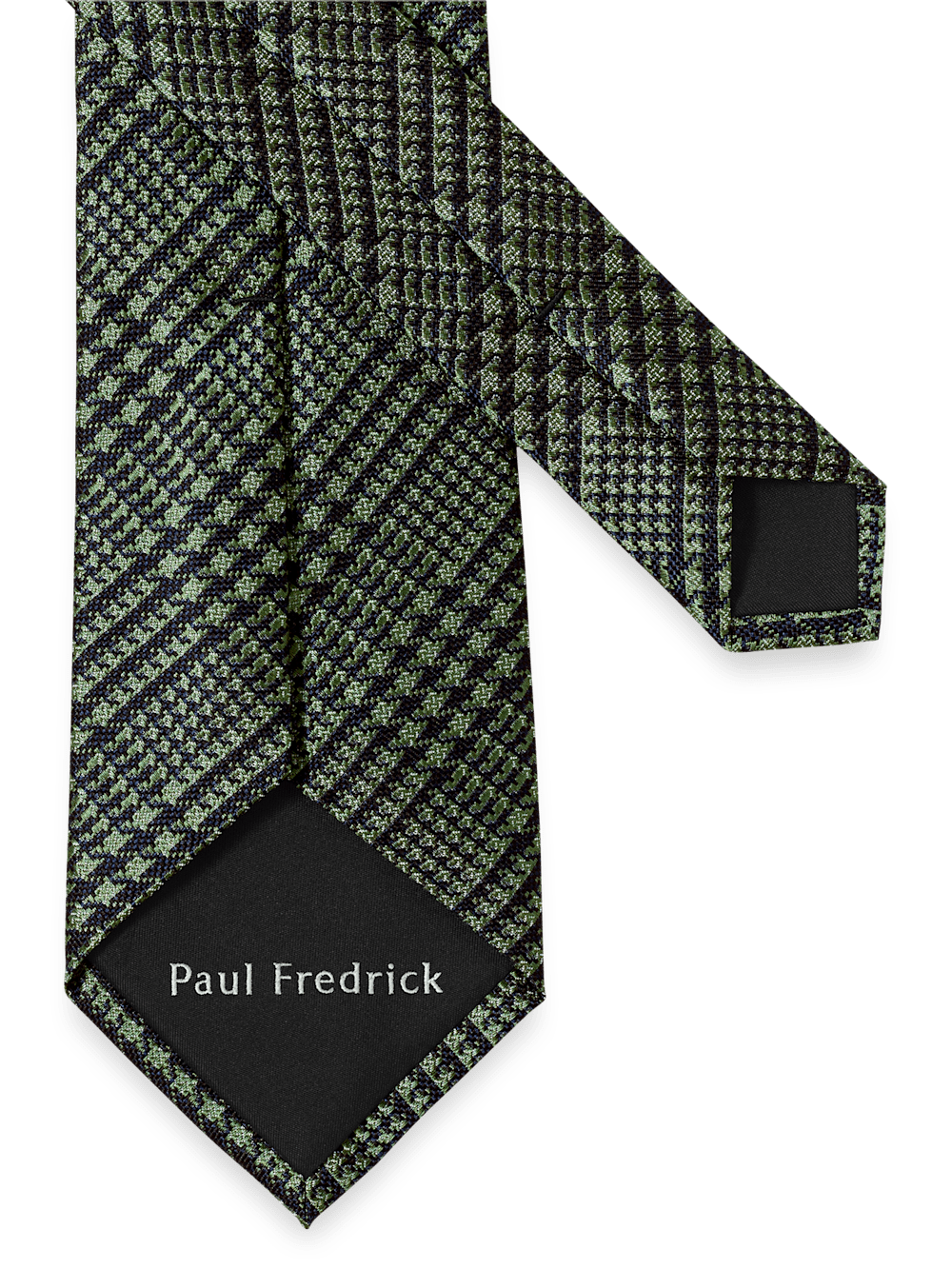 Alternate Image of Houndstooth Woven Silk Tie-2