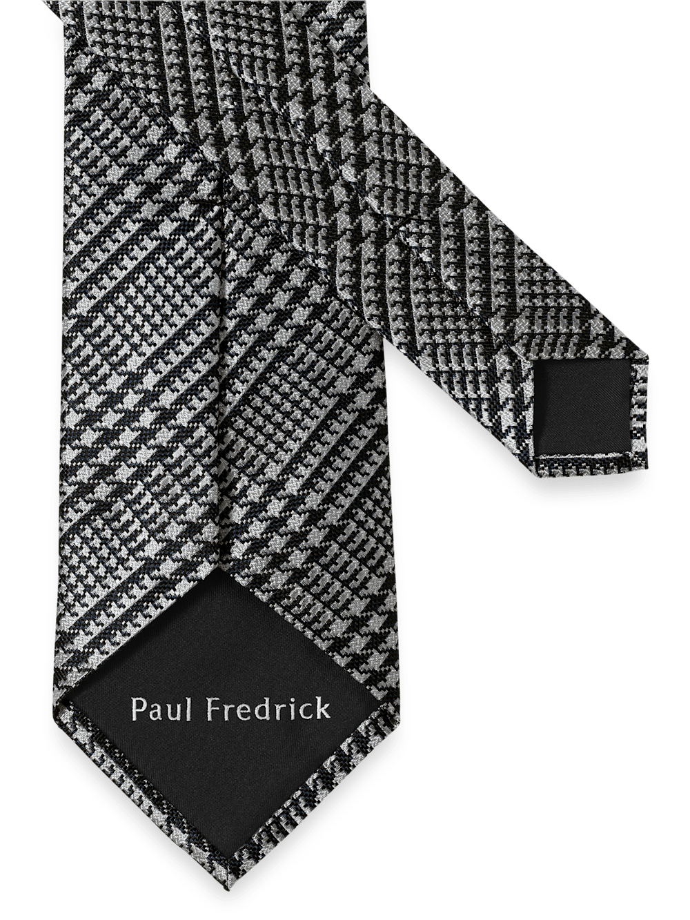 Alternate Image of Houndstooth Woven Silk Tie-2