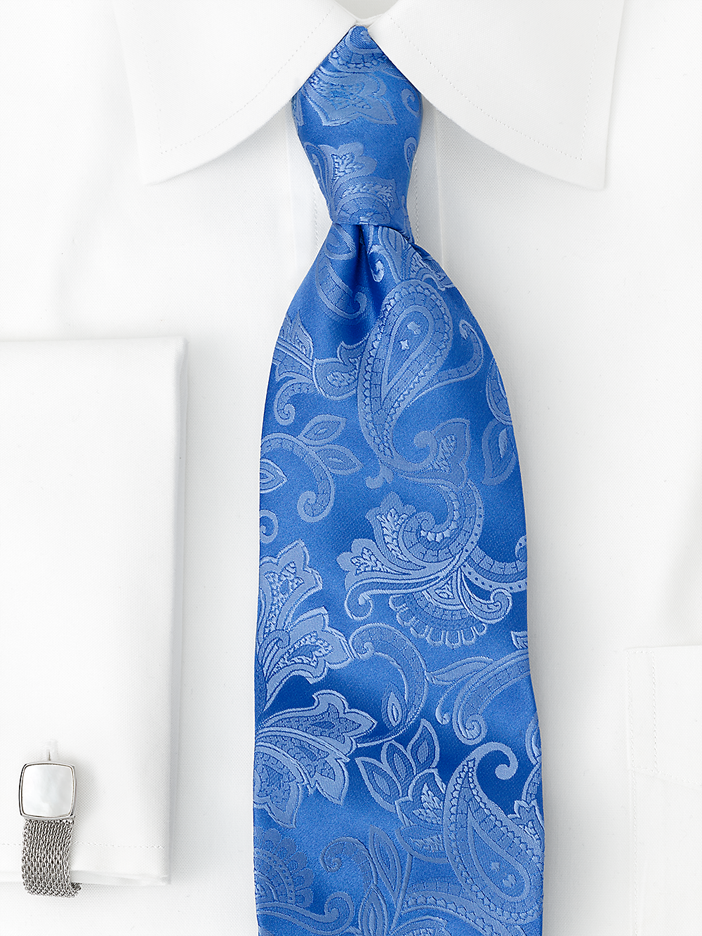 Alternate Image of Paisley Woven Silk Tie-1