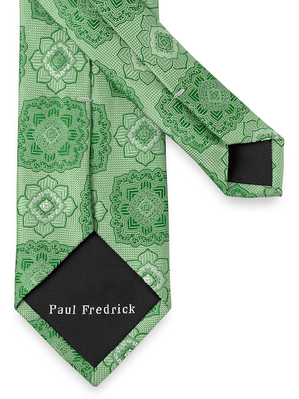 Alternate Image of Medallion Woven Silk Tie-2