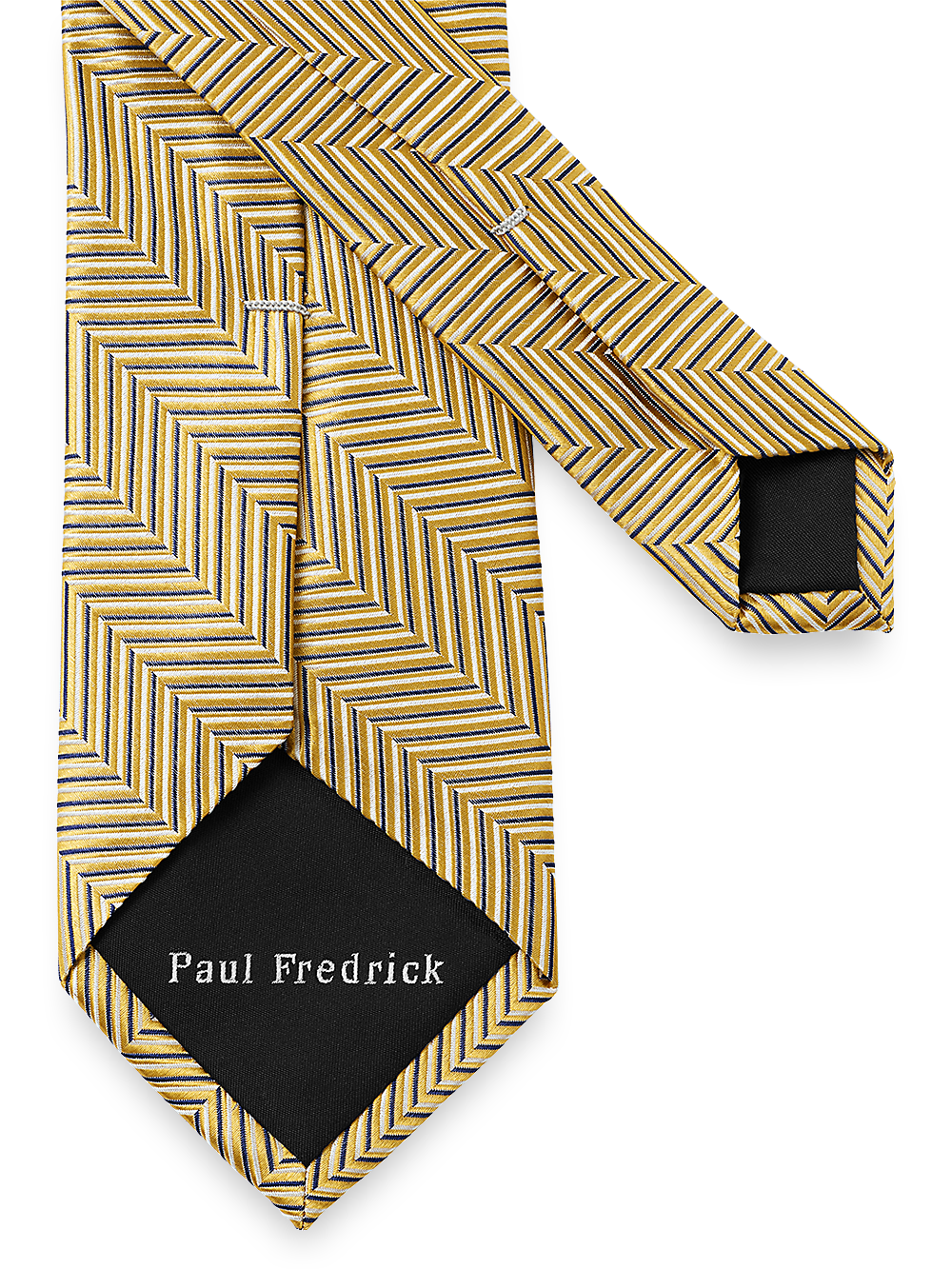 Alternate Image of Herringbone Woven Silk Tie-2