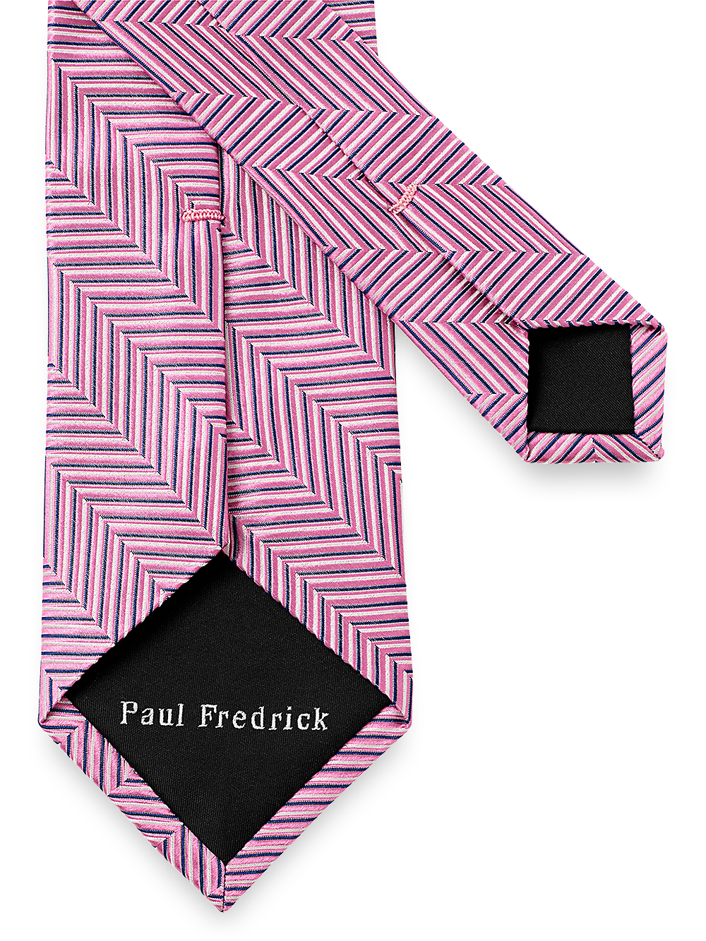 Alternate Image of Herringbone Woven Silk Tie-2