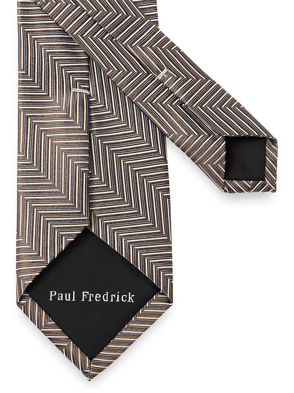 Alternate Image of Herringbone Woven Silk Tie-2