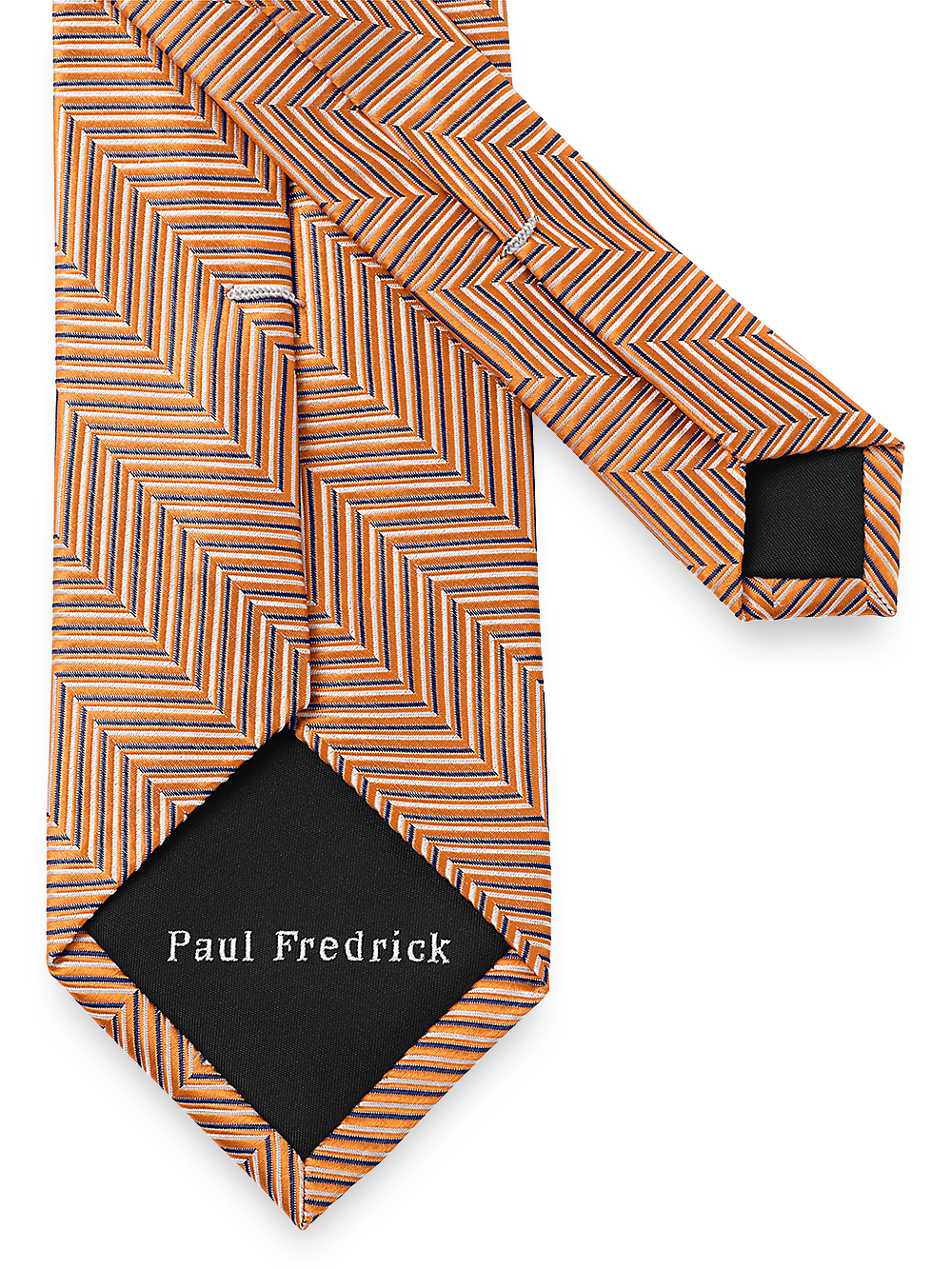 Alternate Image of Herringbone Woven Silk Tie-2