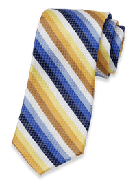 Stripe Woven Silk Tie - Multi