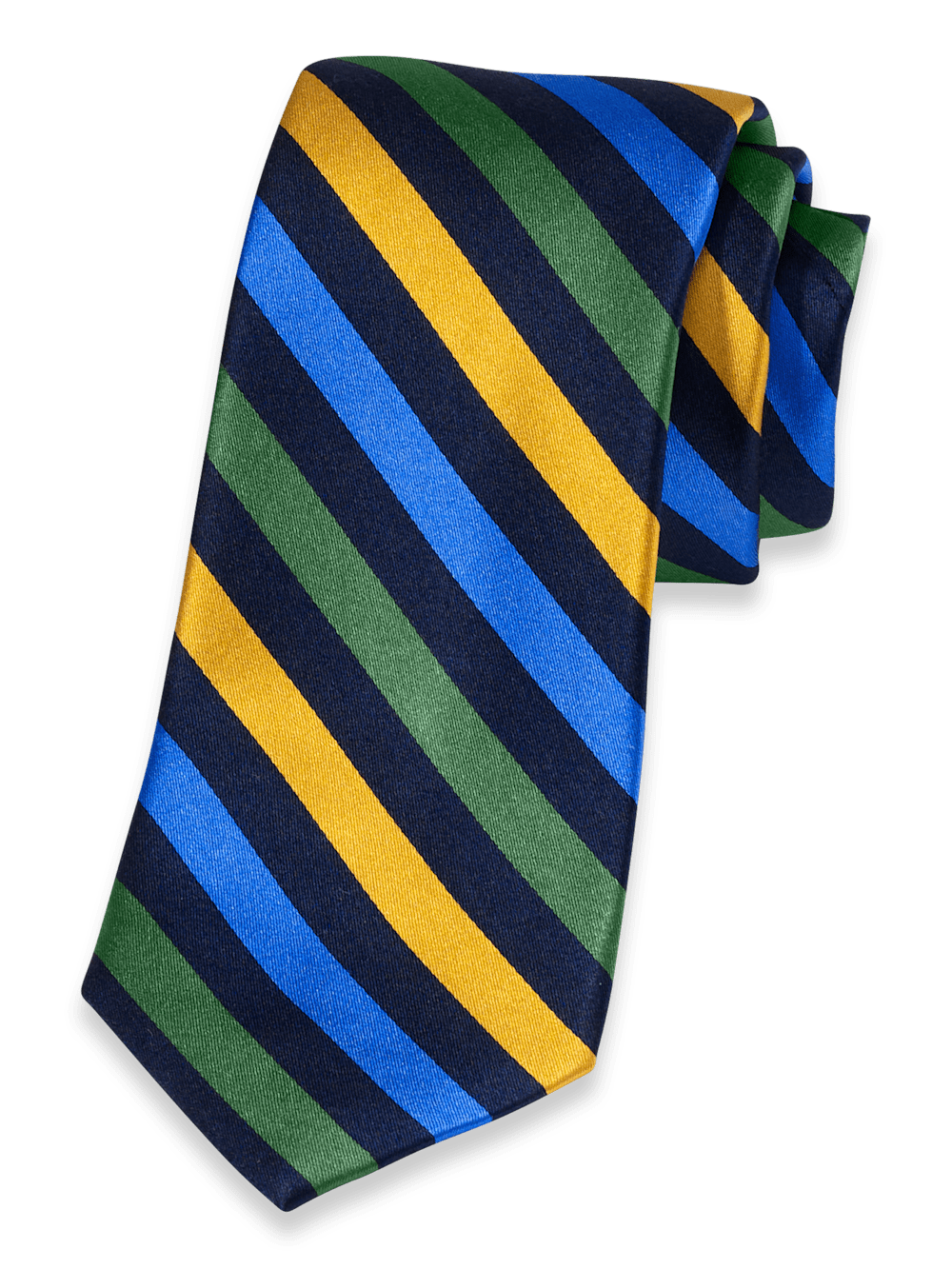 Product Image of Stripe Woven Silk Tie-Multi