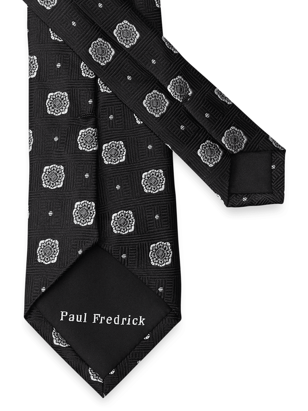 Alternate Image of Medallion Woven Silk Tie-2