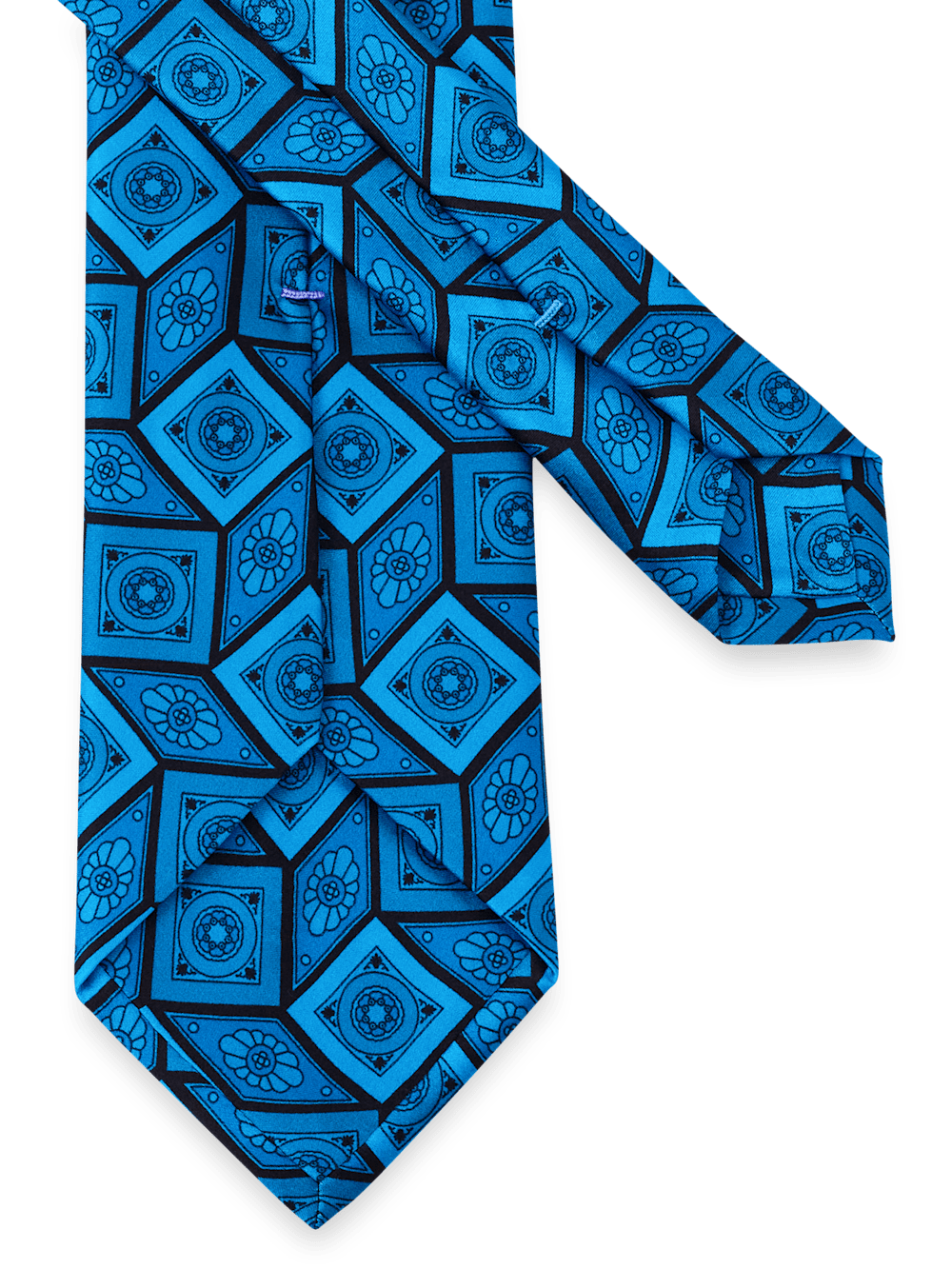 Alternate Image of Medallion Woven Silk Tie-2