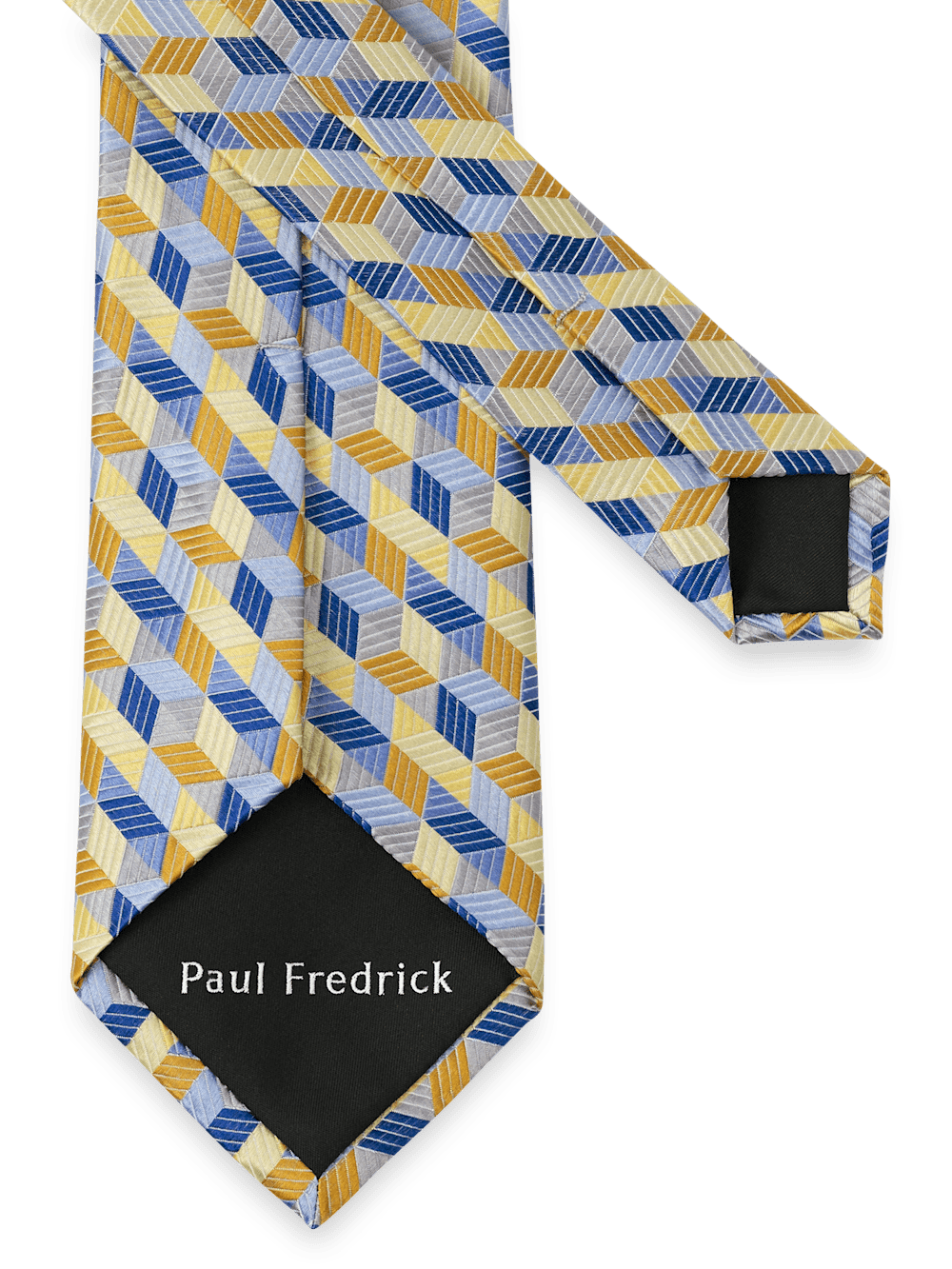 Alternate Image of Geometric Woven Silk Tie-2