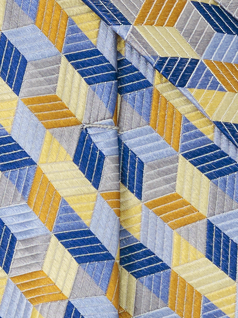 Alternate Image of Geometric Woven Silk Tie-3