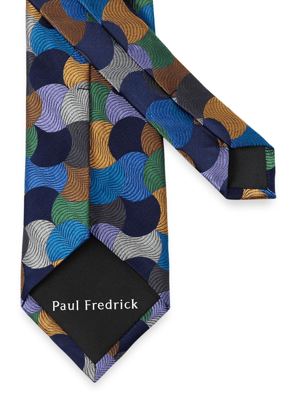 Alternate Image of Geometric Woven Silk Tie-2