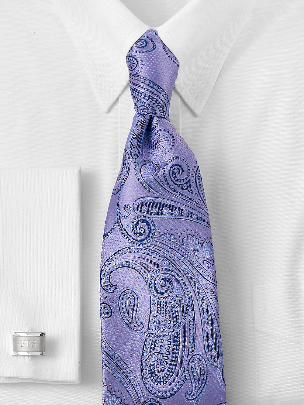 Alternate Image of Paisley Woven Silk Tie-1