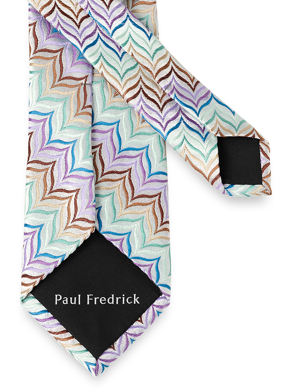 Alternate Image of Herringbone Woven Silk Tie-2