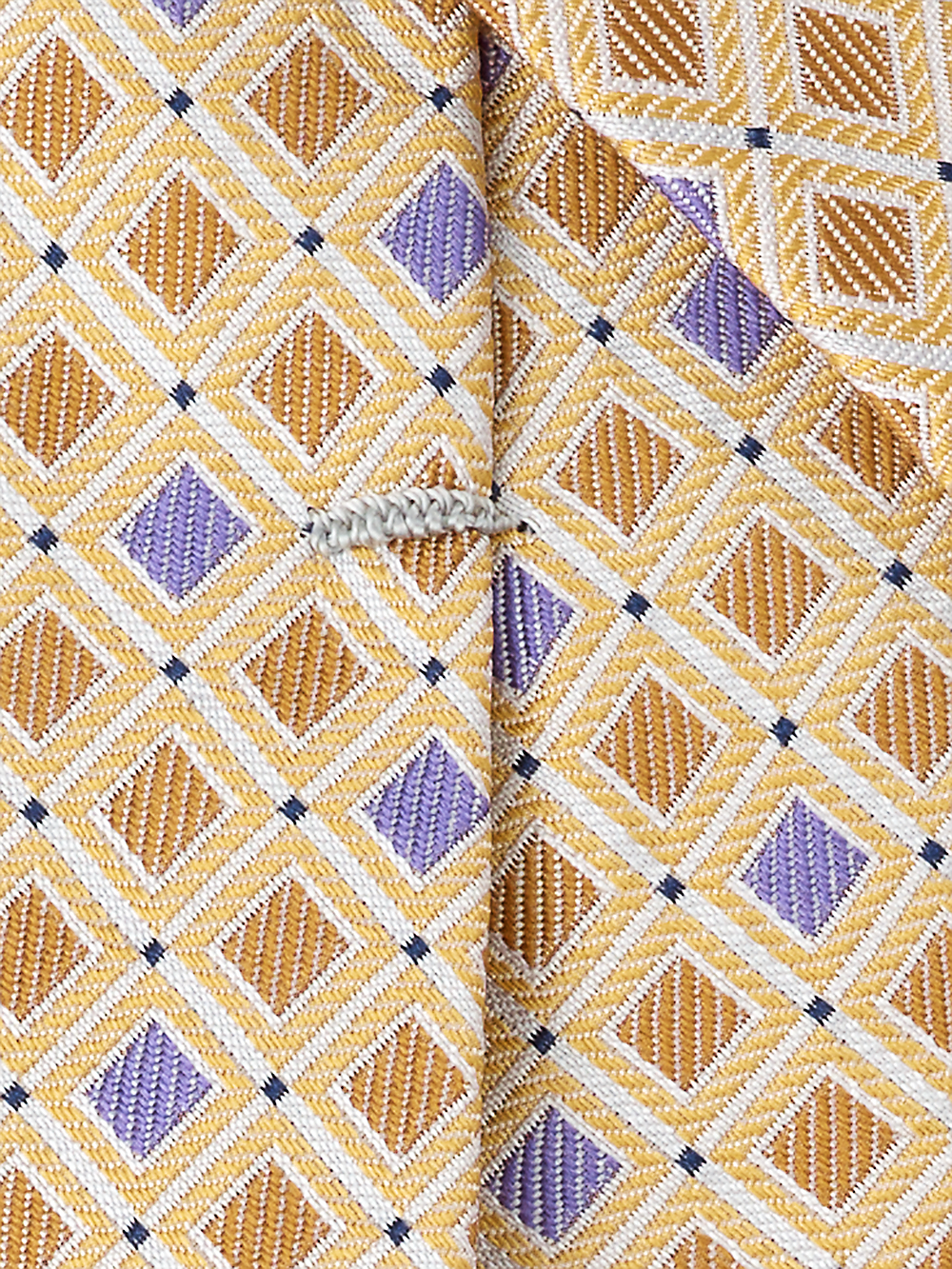 Alternate Image of Geometric Woven Silk Tie-3