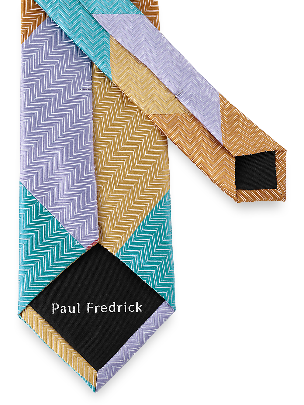 Alternate Image of Patchwork Woven Silk Tie-2