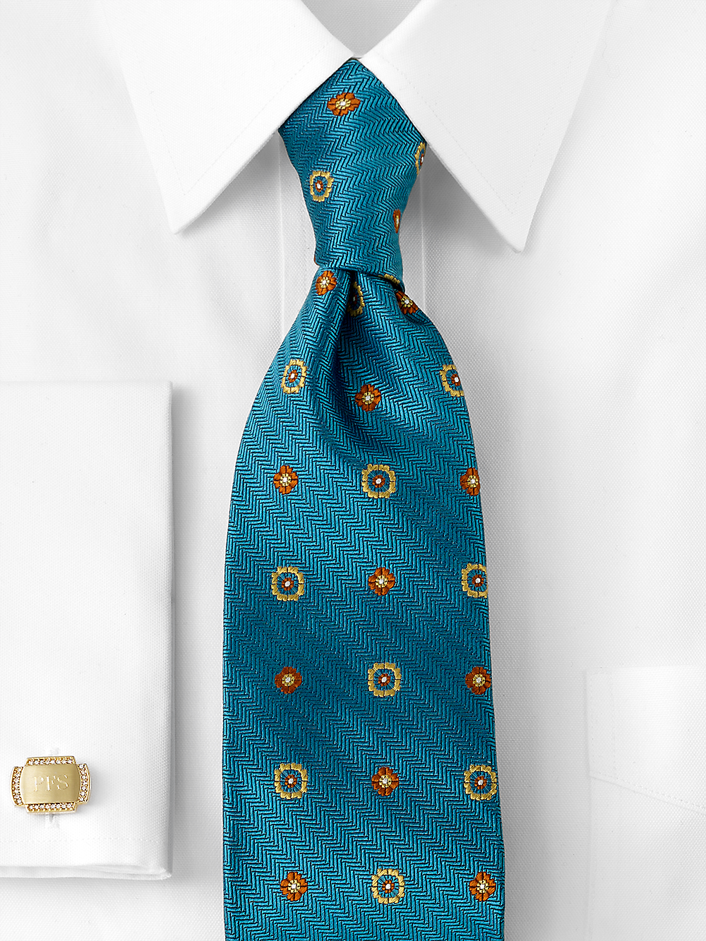 Alternate Image of Deco Woven Silk Tie-1