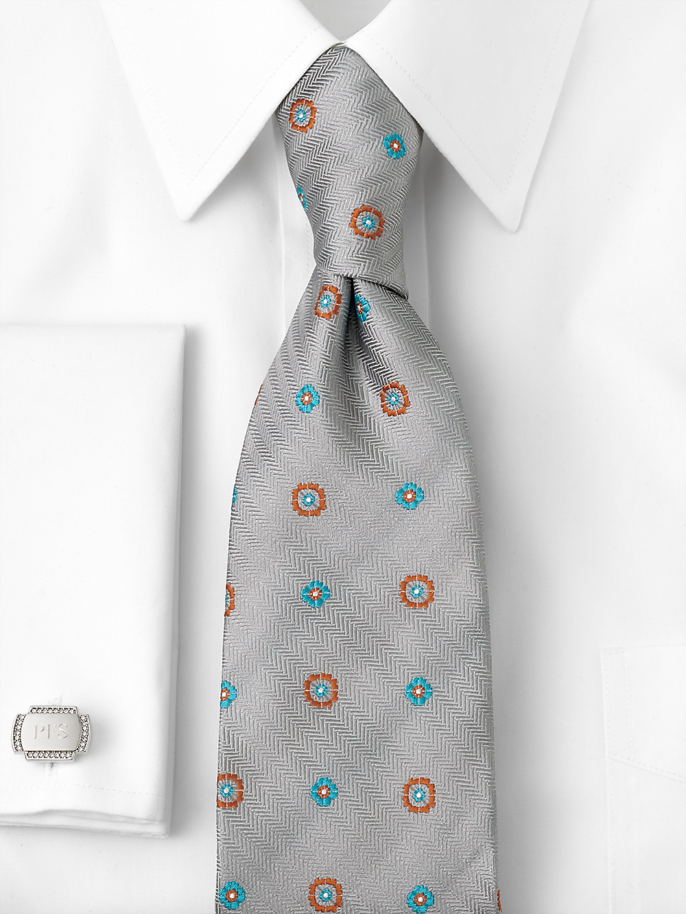 Alternate Image of Deco Woven Silk Tie-1