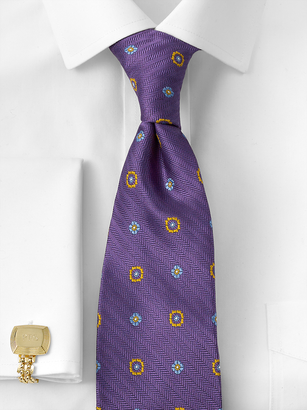 Alternate Image of Deco Woven Silk Tie-1