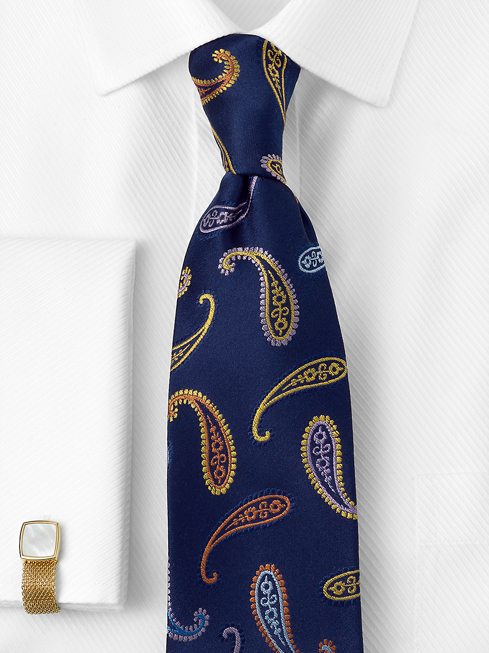 Alternate Image of Paisley Woven Silk Tie-1