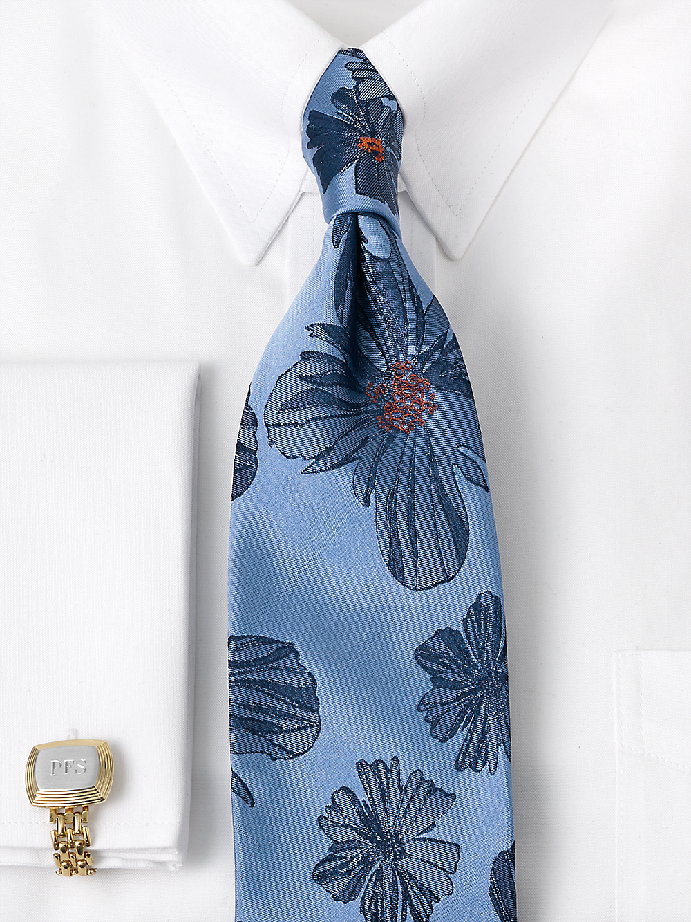 Alternate Image of Floral Woven Silk Tie-1