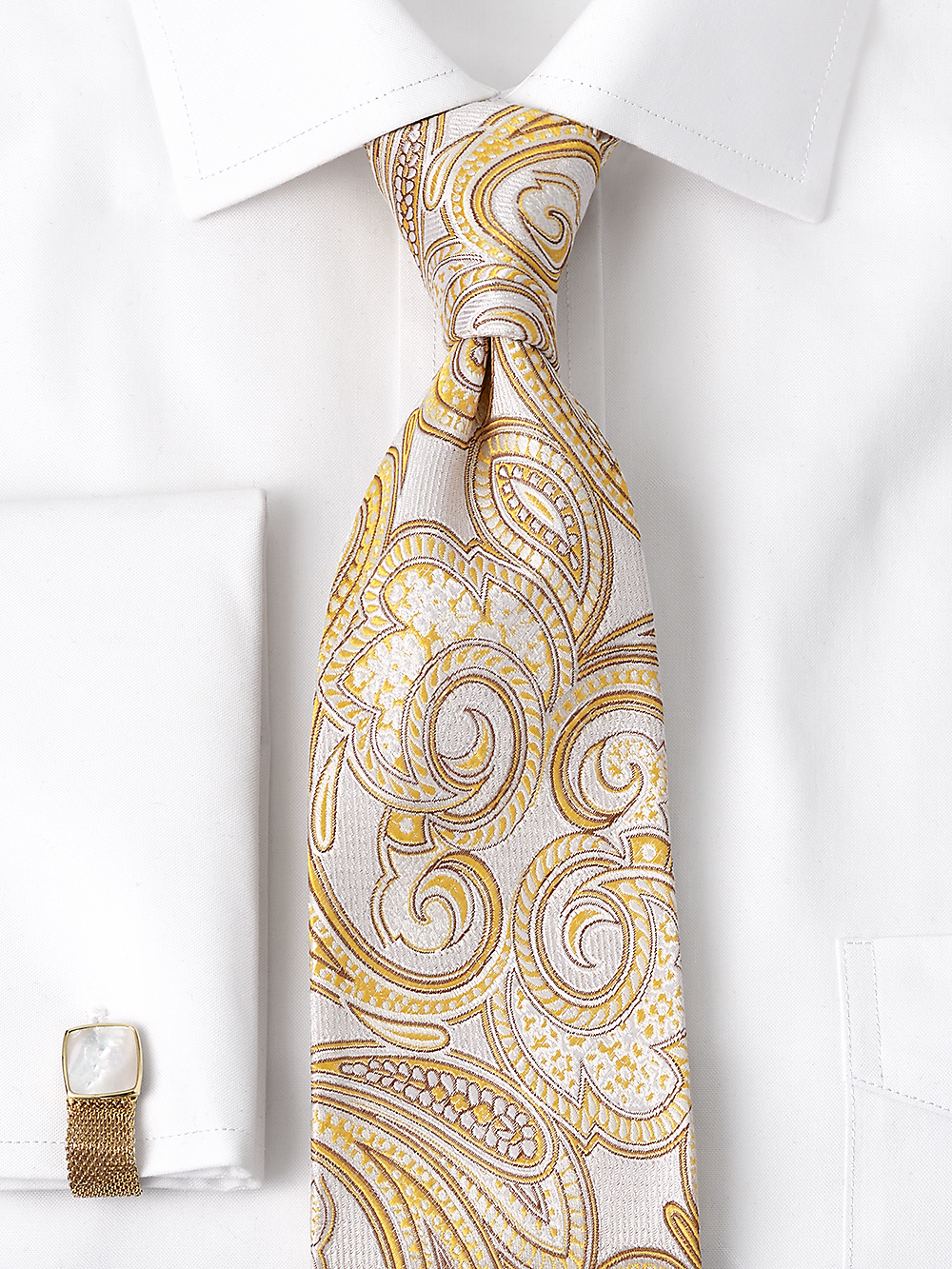 Alternate Image of Paisley Woven Silk Tie-1