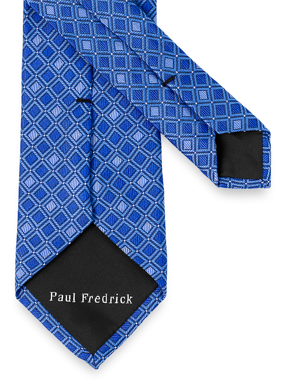 Alternate Image of Geometric Woven Silk Tie-2