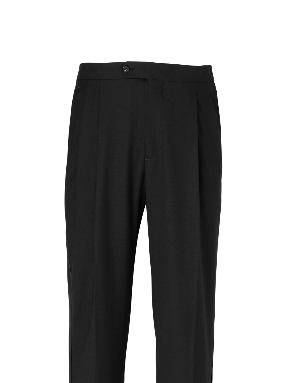 Alternate Image of Wool Stretch Tuxedo Pants-1#model_pleated front