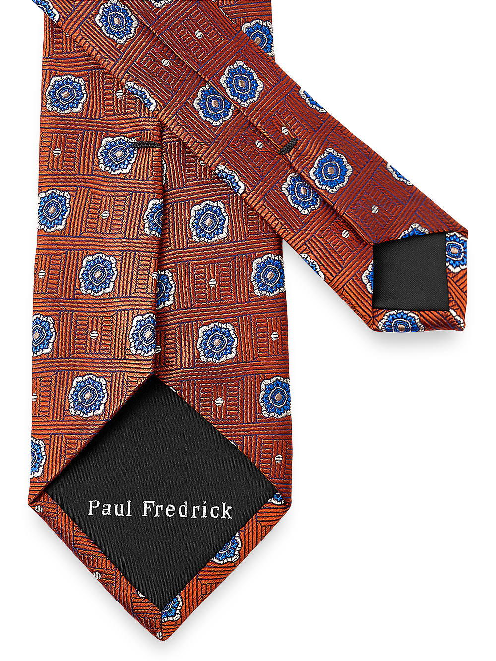 Alternate Image of Medallion Woven Silk Tie-2