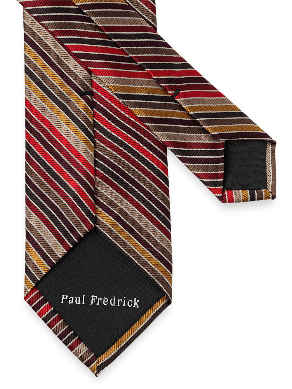 Alternate Image of Stripe Woven Silk Tie-2