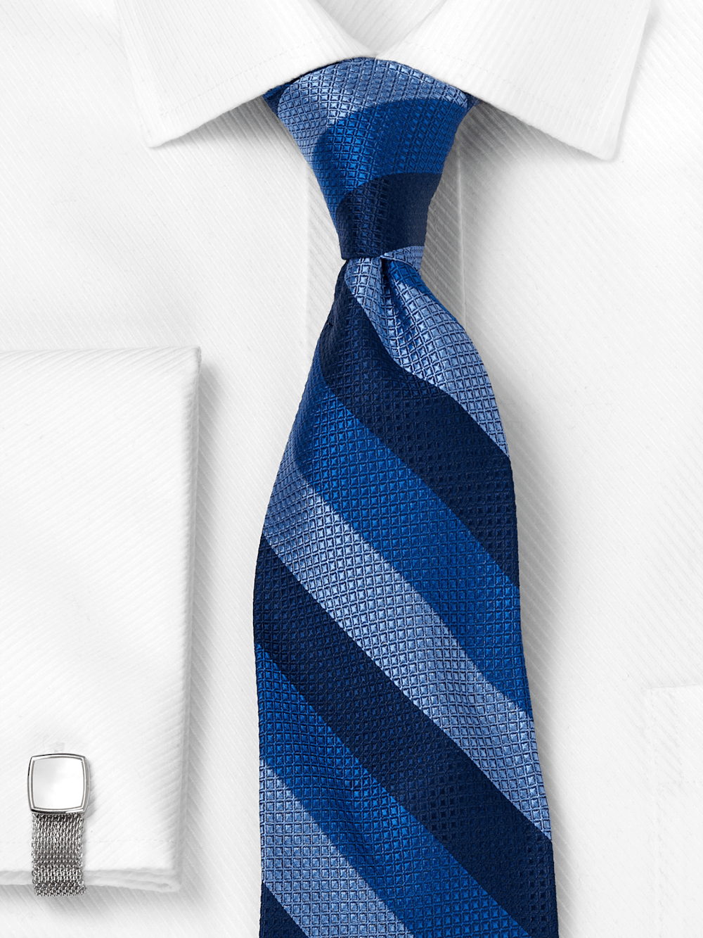 Alternate Image of Stripe Woven Silk Tie-1