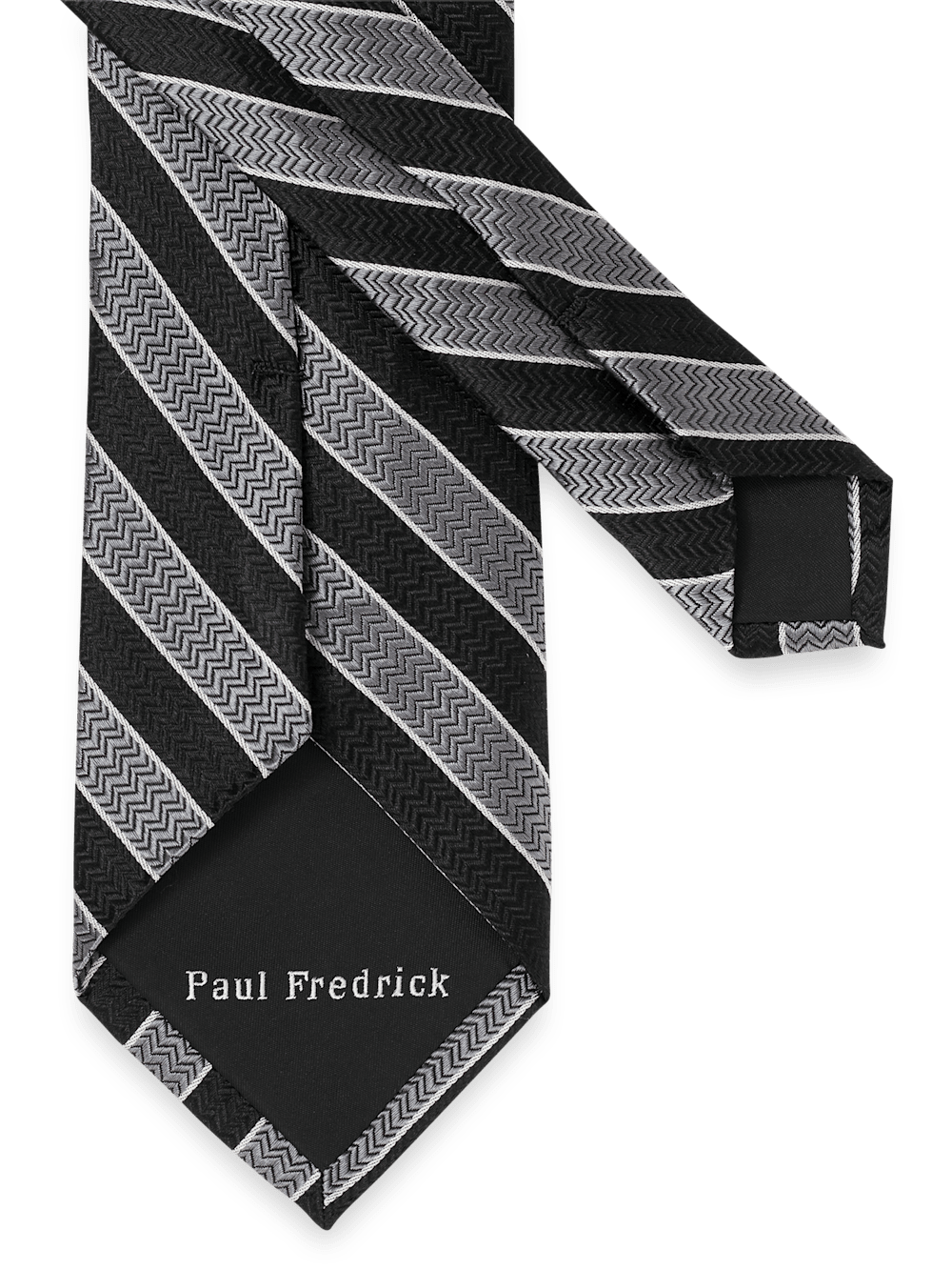 Alternate Image of Stripe Woven Silk Tie-2