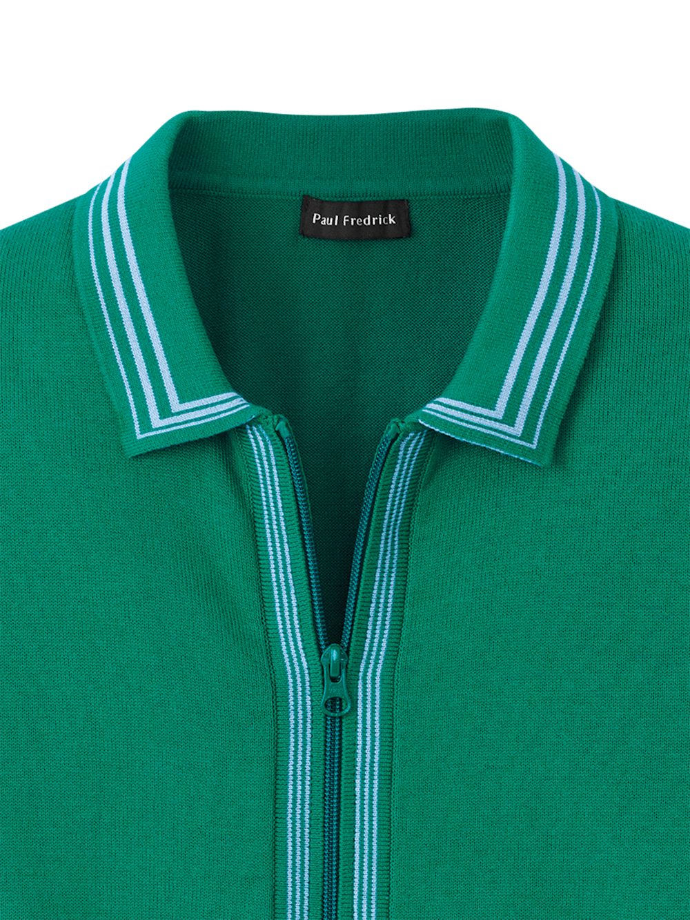 Alternate Image of Cotton Full Zip Polo-5