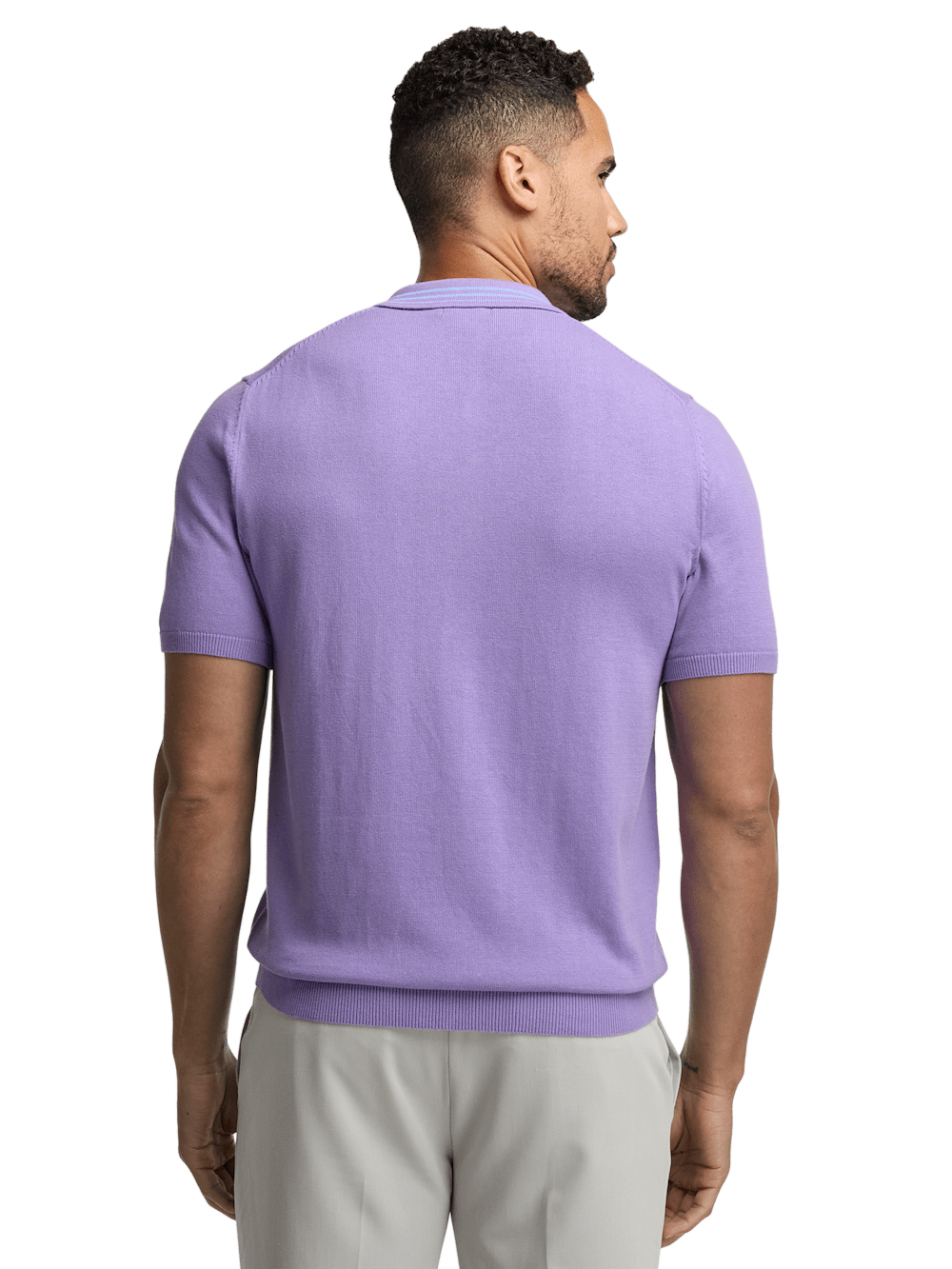 Alternate Image of Cotton Full Zip Polo-4