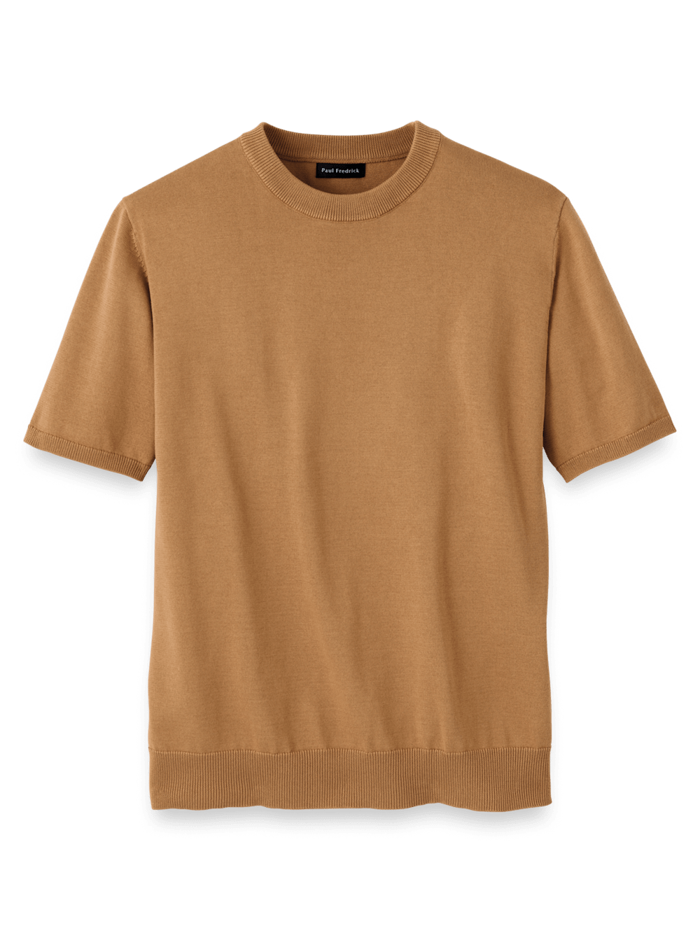 Product Image of Supima Cotton Crew Neck Sweater-Light Brown