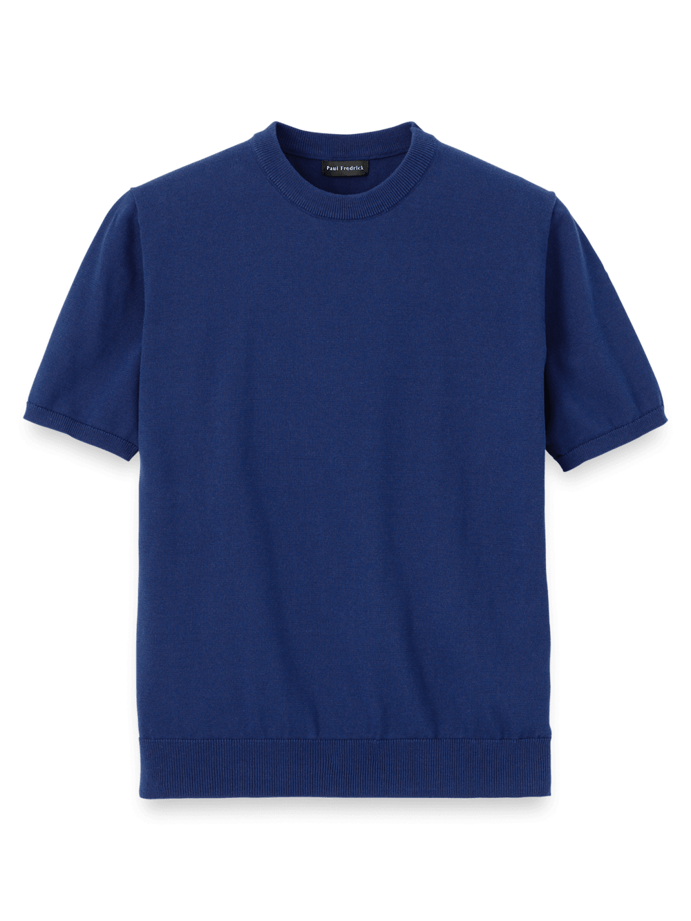 Product Image of Supima Cotton Crew Neck Sweater-Navy