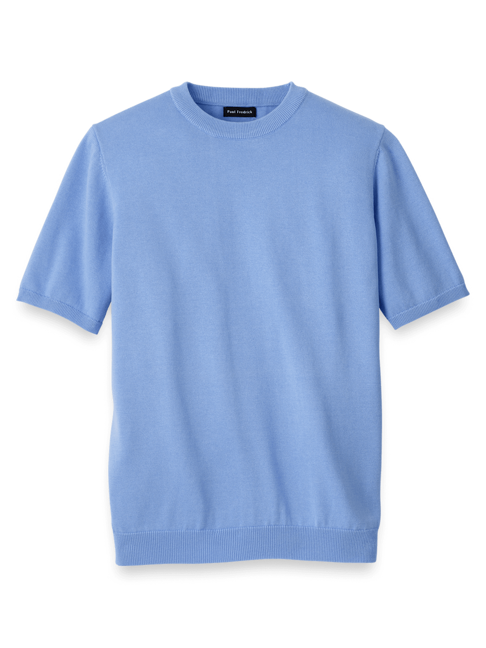 Product Image of Supima Cotton Crew Neck Sweater-Blue