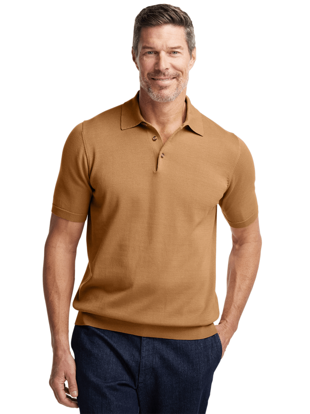 Alternate Image of Supima Cotton Three Button Polo-1