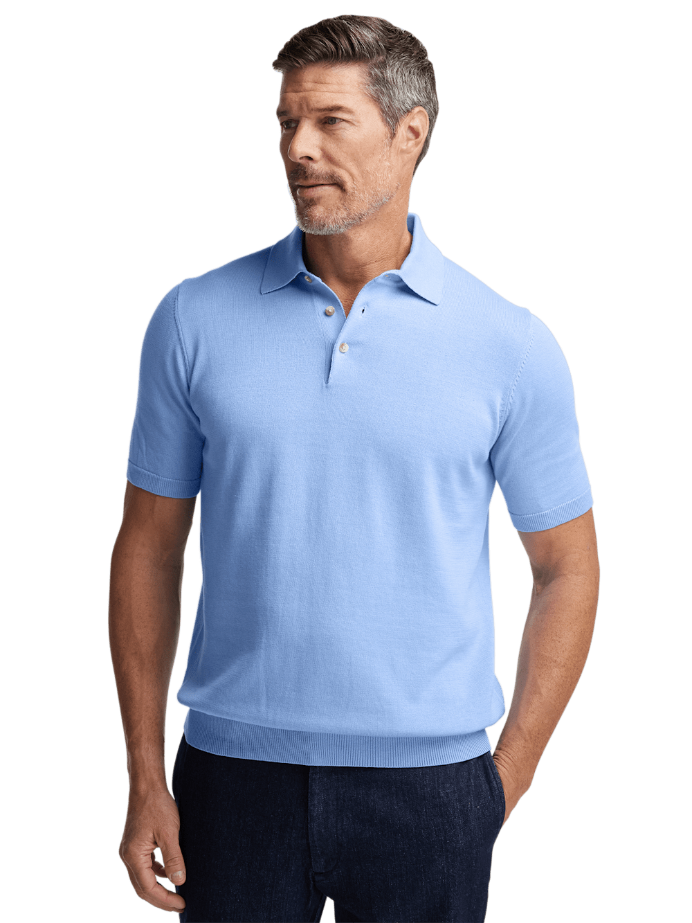 Alternate Image of Supima Cotton Three Button Polo-1