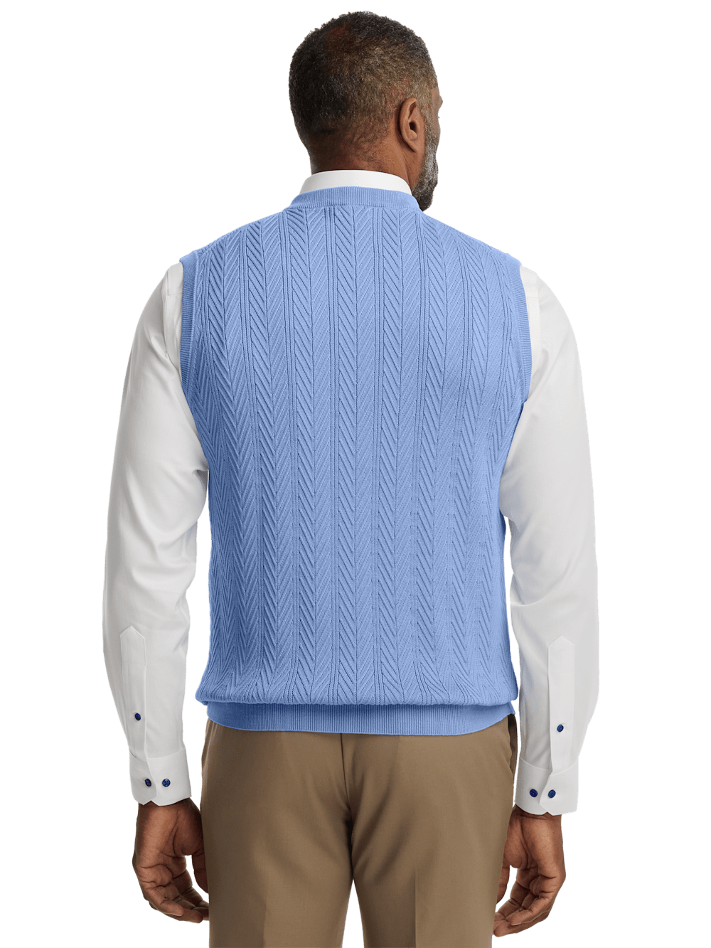 Alternate Image of Cotton V-neck Vest-4