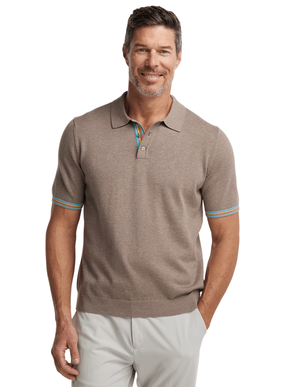 Alternate Image of Cotton Three Button Polo-1