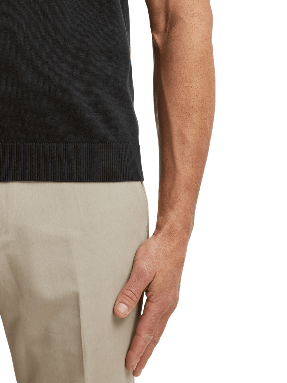 Alternate Image of Cotton Three Button Polo-3