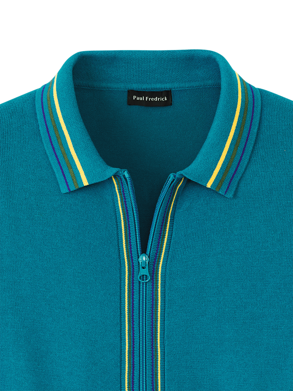 Alternate Image of Cotton Full Zip Polo-5