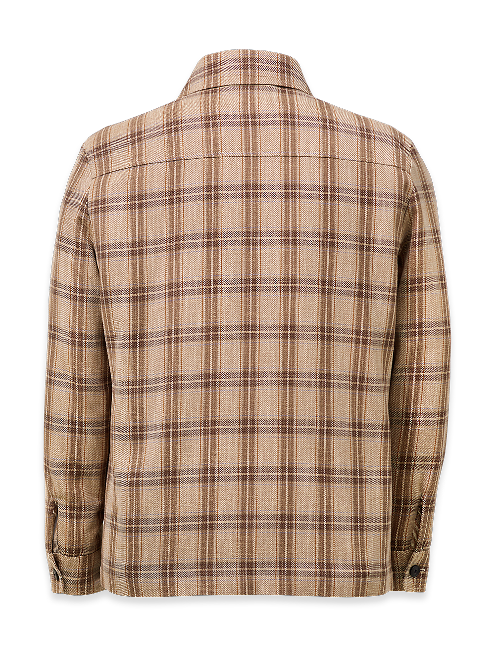 Alternate Image of Wool Blend Plaid Shirt Jacket-1