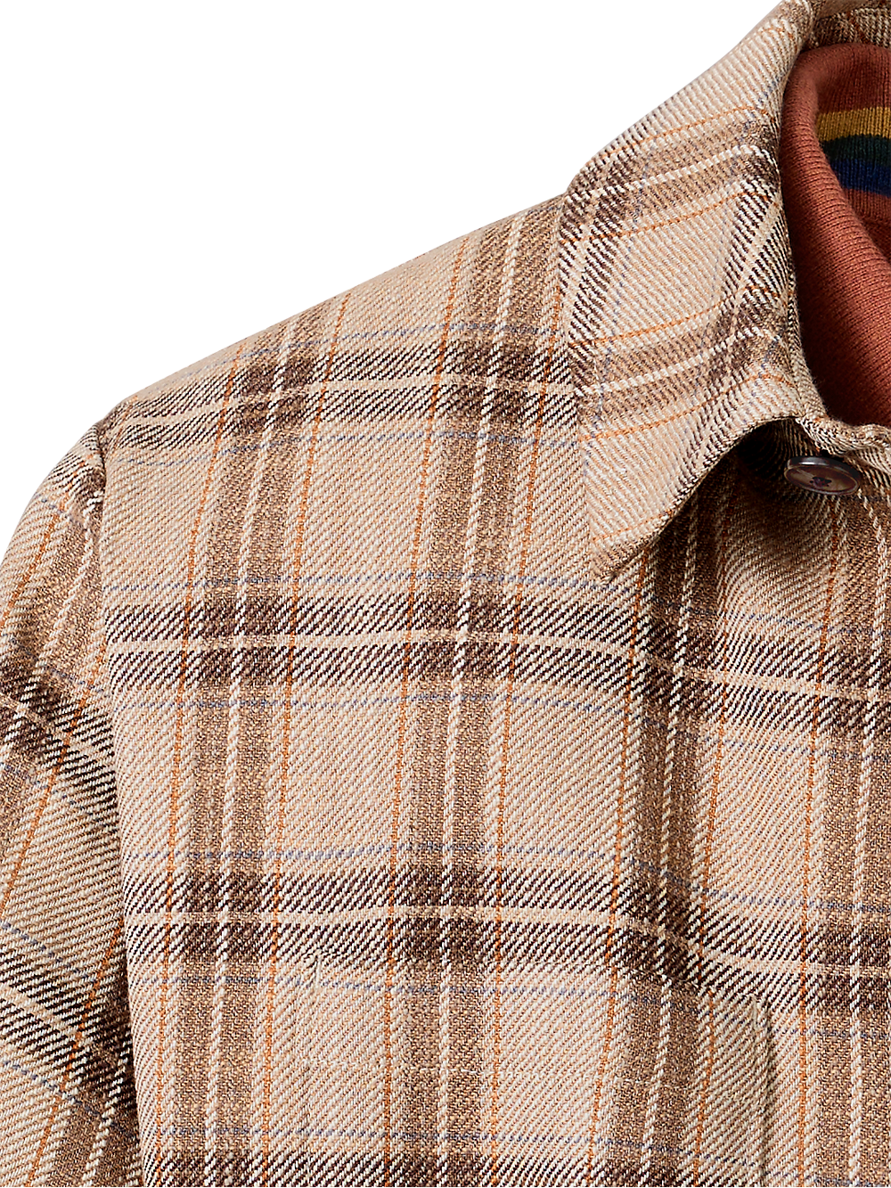 Alternate Image of Wool Blend Plaid Shirt Jacket-3