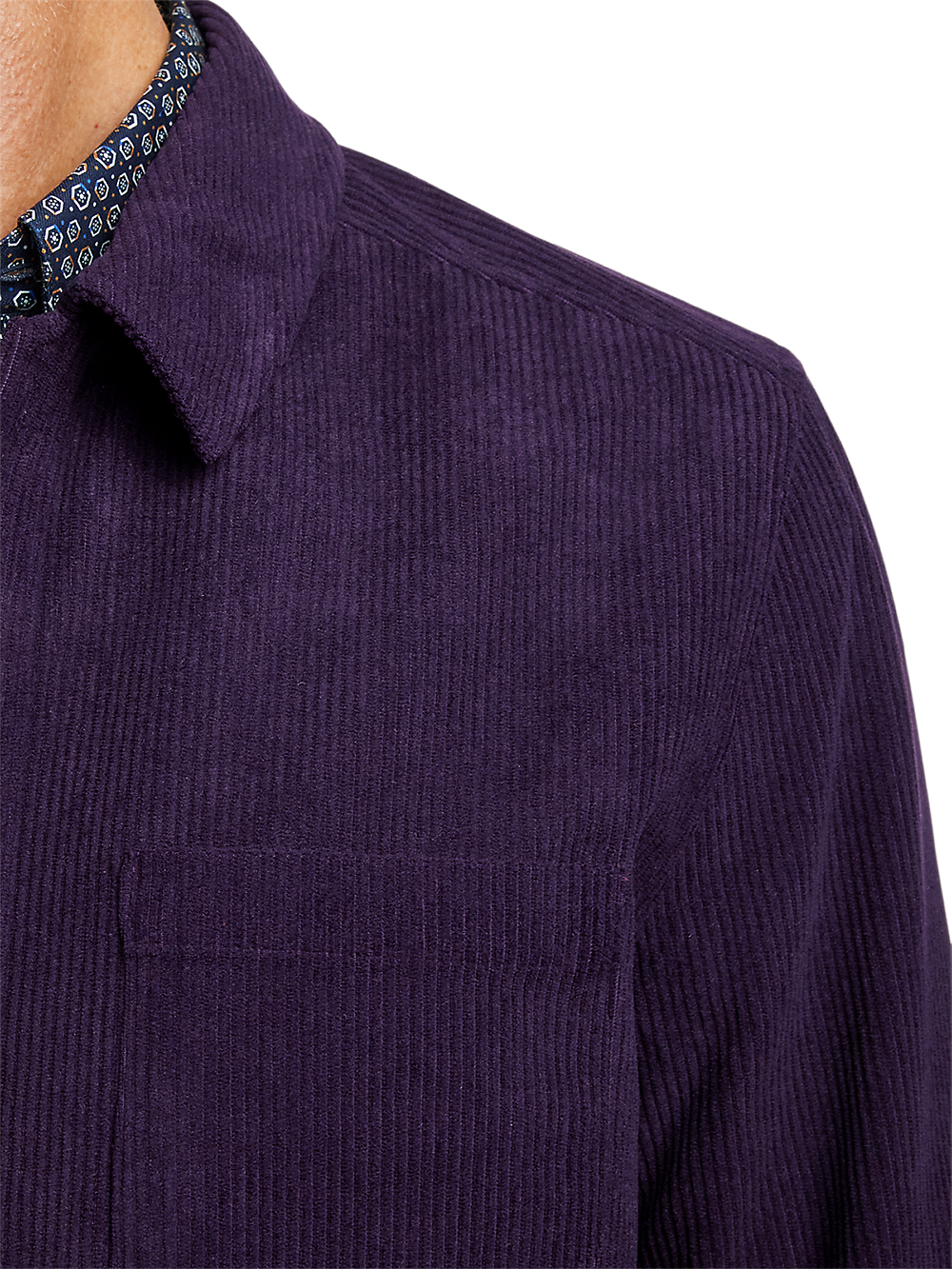 Alternate Image of Microfiber Corduroy Shirt Jacket-5