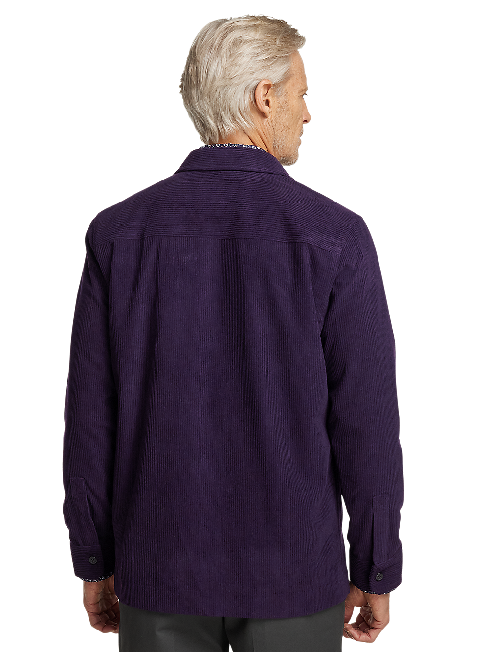 Alternate Image of Microfiber Corduroy Shirt Jacket-6